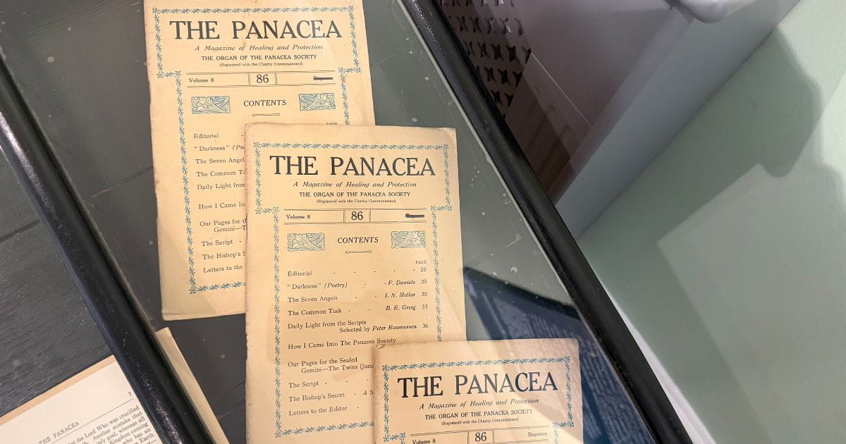 Panacea Society literature Panacea Museum Bedford