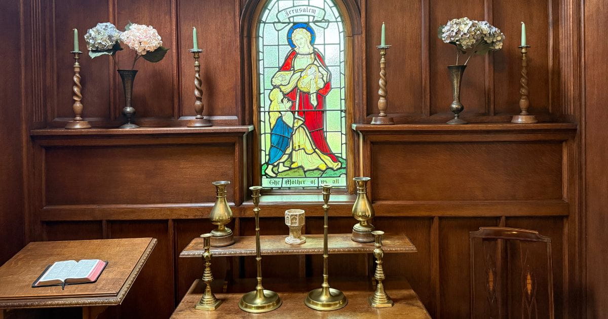 The chapel at the Panacea Museum Bedford