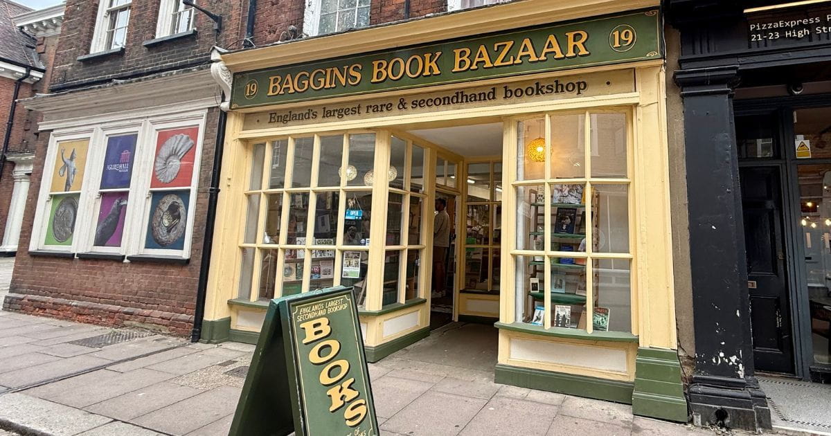 Baggins Book Bazaar Rochester England's largest second hand bookshop