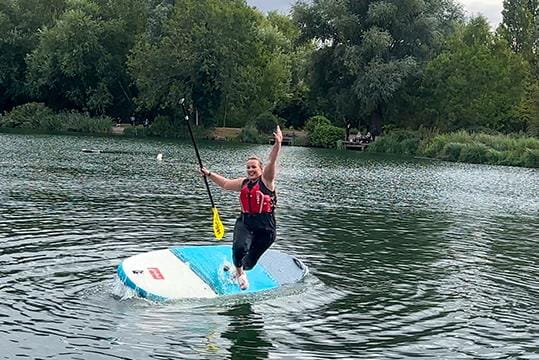 Paddleboarding in Welwyn Garden City