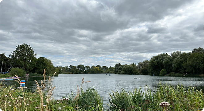 Paddleboarding in Welwyn Garden City