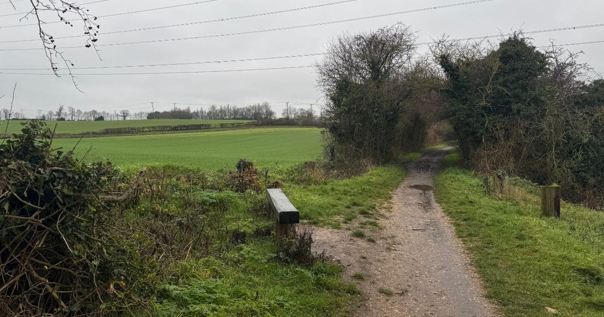 Countryside views between Harpenden and Hemel Hempstead
