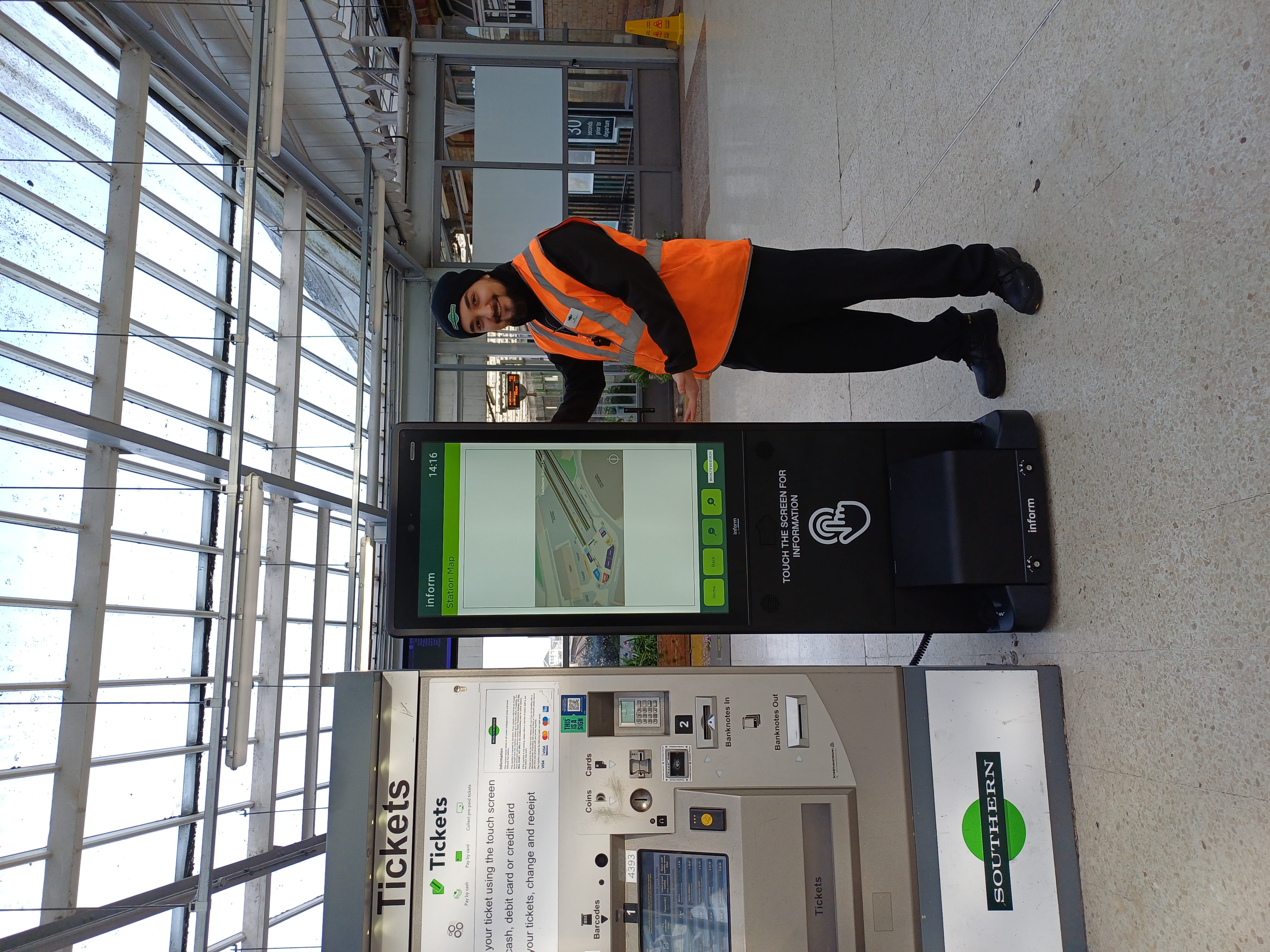 Interactive information screen