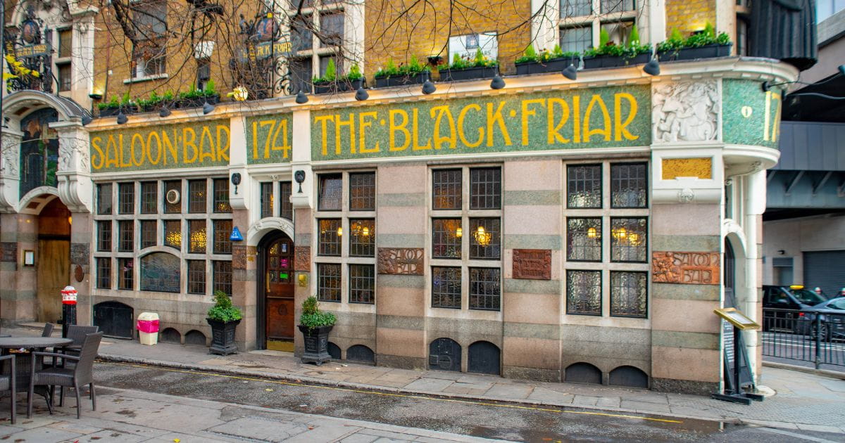 The Black Friar pub London Blackfriars history walk