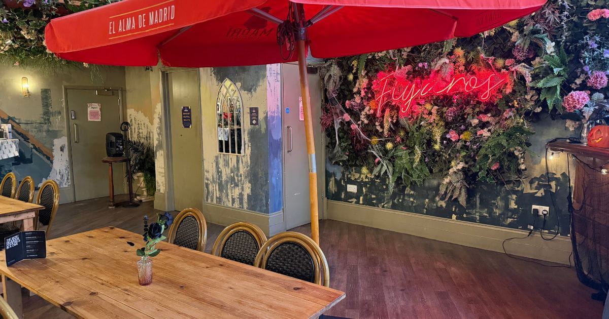 Crystal Maze Live Experience London bar and food