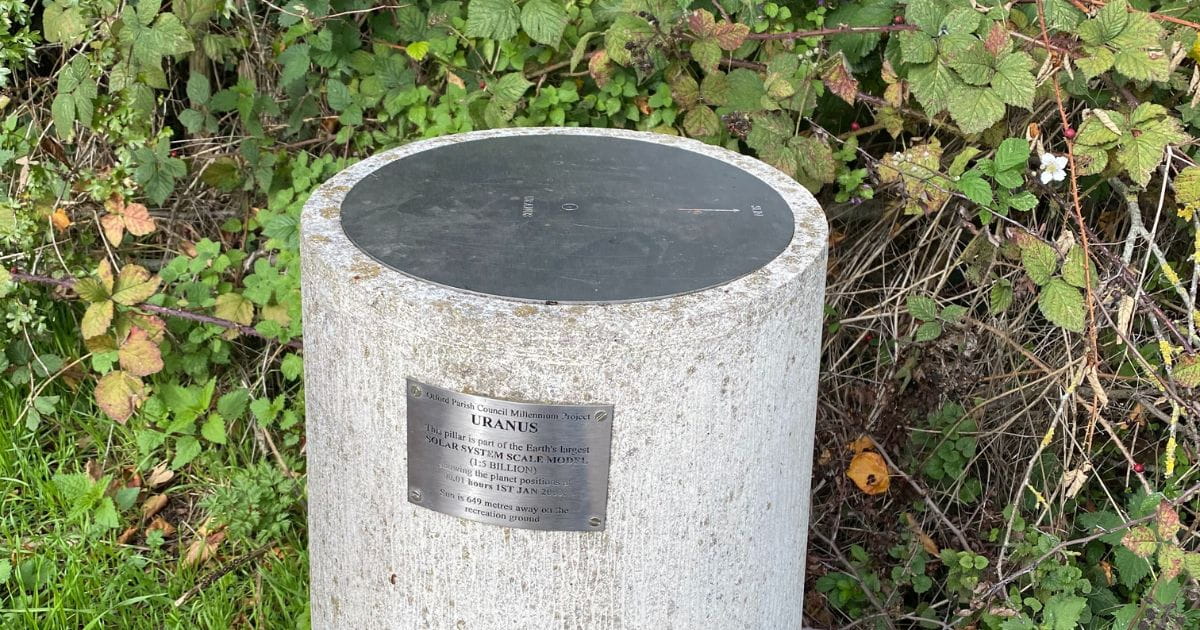 Otford solar system walk Uranus