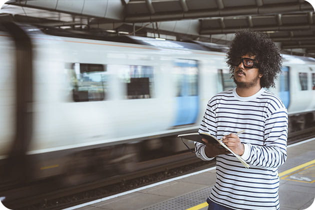 Stories of rail - Clouds by Nathan Byron