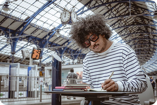 Stories of rail - Clouds by Nathan Byron