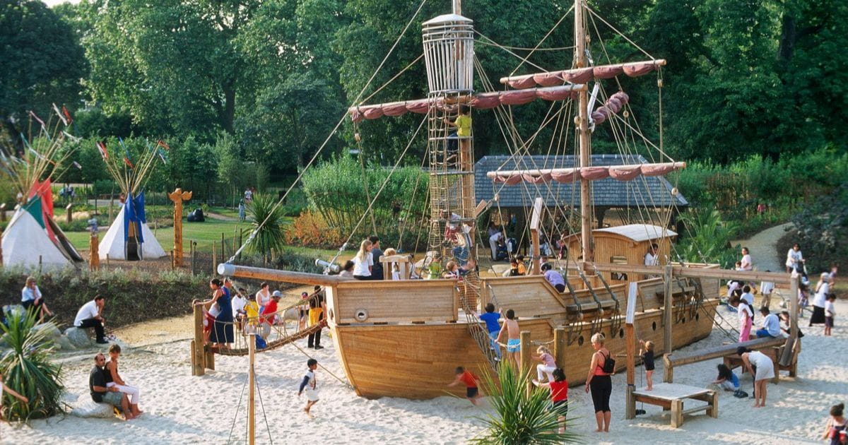 Diana Princess of Wales memorial playground peter pan pirate ship
