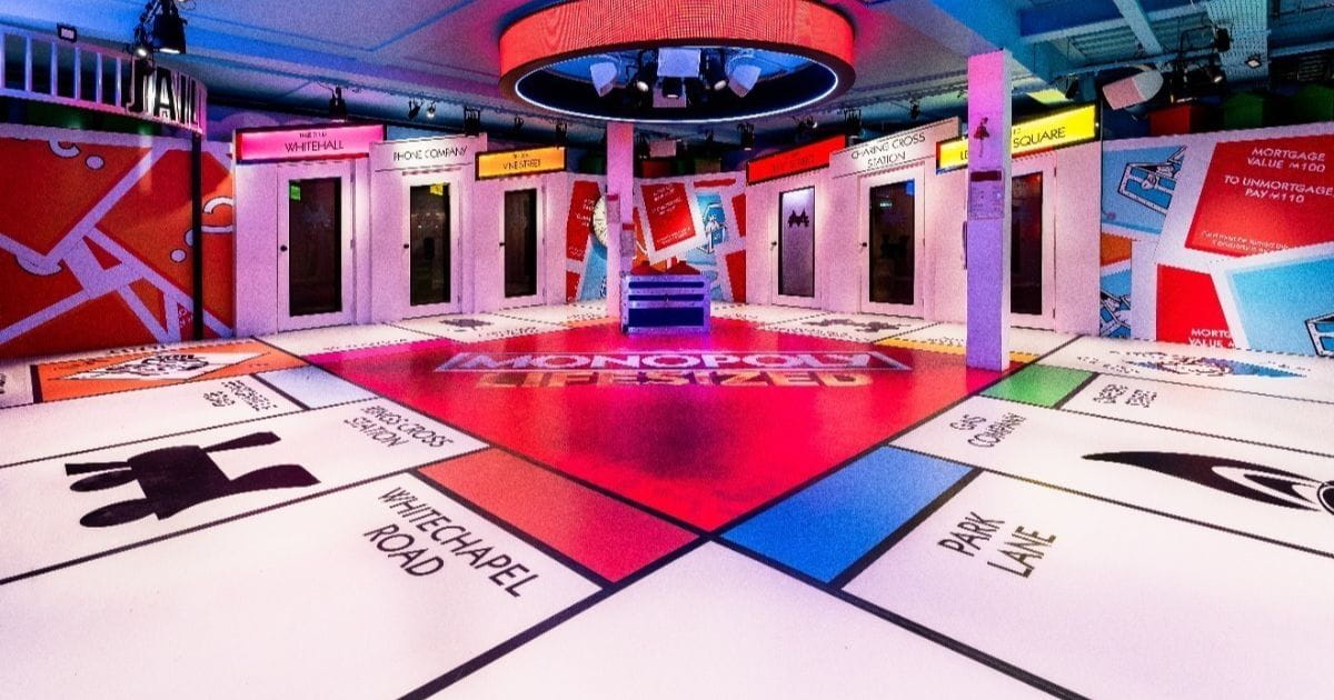 Monopoly Lifesize fun experiences with kids in London