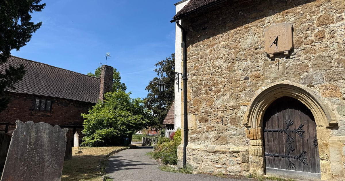 Historic church and churchyard Otford Kent
