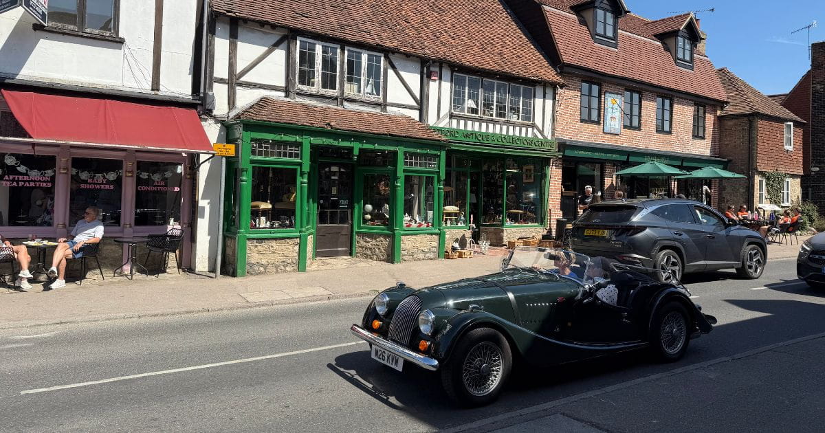 Otford High Street day out in Kent