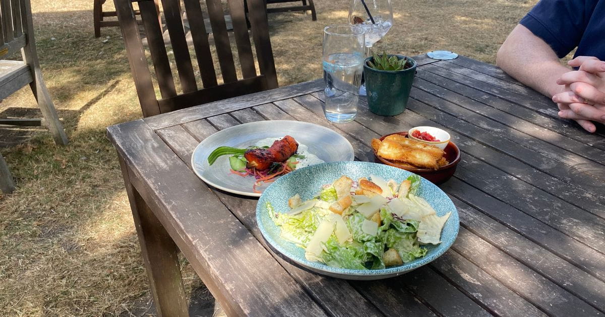 Pub lunch at the Rose and Crown Dunton Green Kent