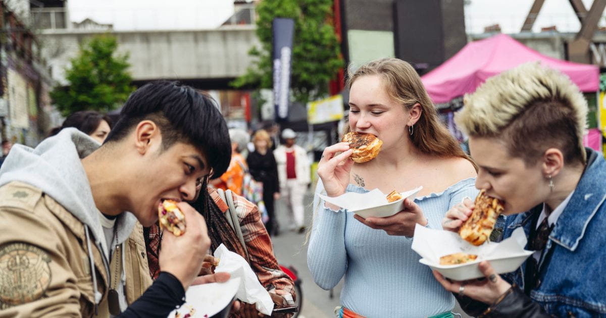 street food market